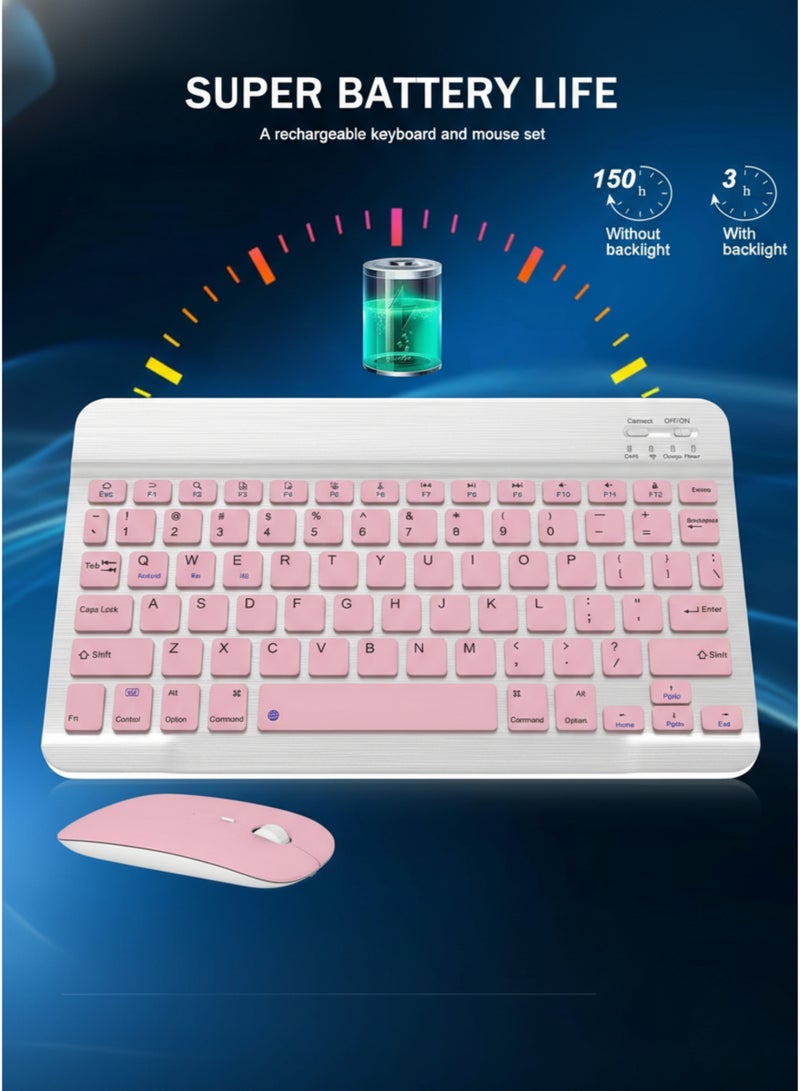 vexa pro Ultra Slim Wireless Bluetooth Keyboard and Mouse Combo, Rechargeable, Dual Mode, Portable for iOS, Android, Windows Devices - Image 3